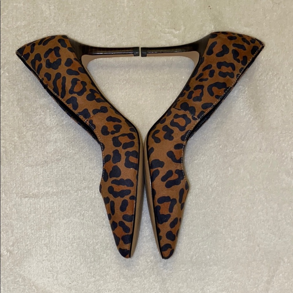 Bcbgeneration Leopard Print Heels Size 7 - image 5